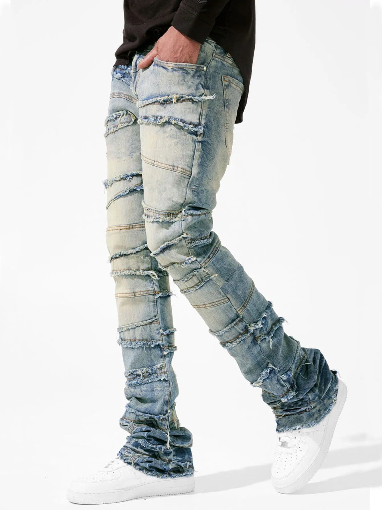 Stylist Frantz – Signature Washed Street Denim (Stacked Edition)