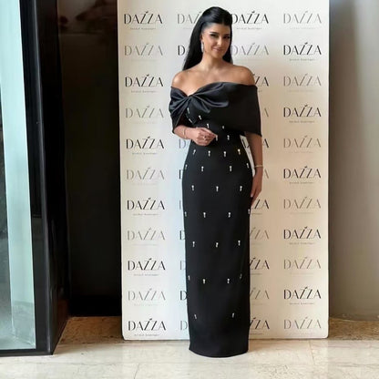 Emerald Royale Off-Shoulder Couture Gown
by Stylist Frantz – Signature Evening Collection