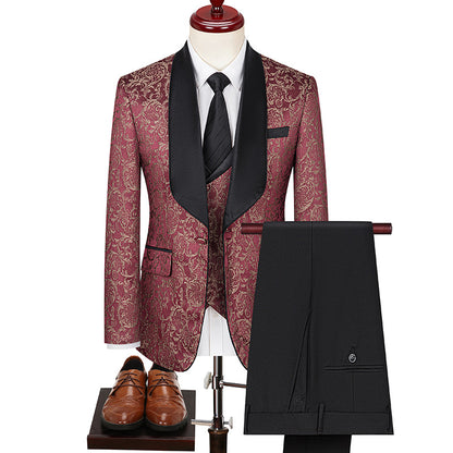 Stylist Frantz Signature Jacquard Suit – Premium Wedding & Formal Wear