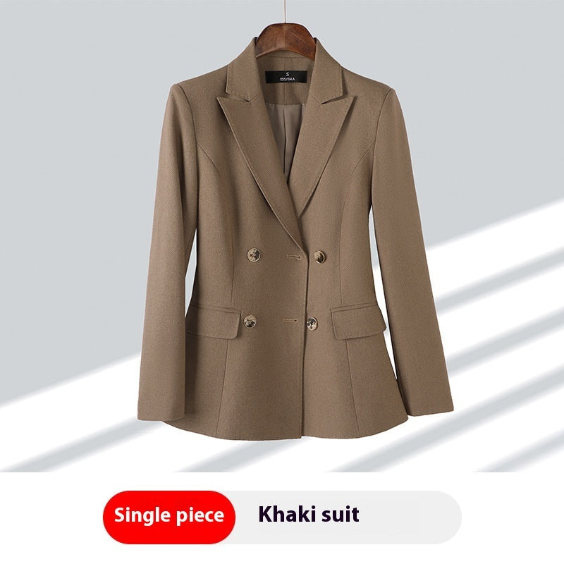 Double Breasted Slim Fit Women's Professional Custom Suit Trousers