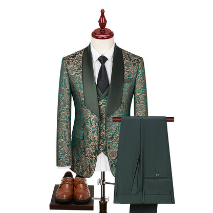 Stylist Frantz Signature Jacquard Suit – Premium Wedding & Formal Wear