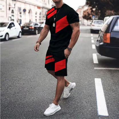 STYLIST FRANTZ™ Urban Luxe Two-Piece Set – Relaxed Fit T-Shirt & Shorts