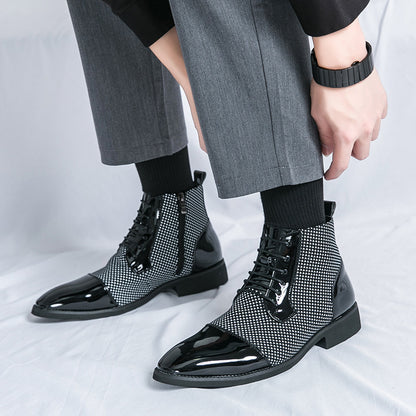 STYLIST FRANTZ™ Elite Leather Dress Boots – Executive Business & Wedding Edition