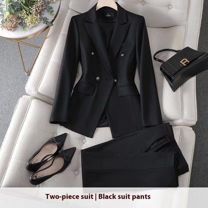 Women’s Business Wear Overall Suit – Designed & Handcrafted by Stylist Frantz