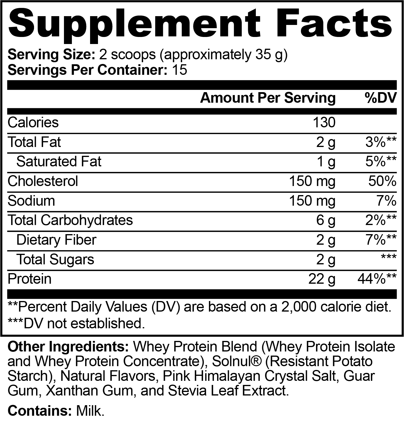SF Performance Whey Protein Blend – Chocolate