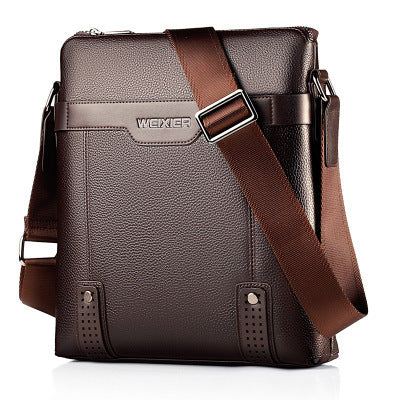 Men’s Luxury Leather Shoulder Bag – Casual Crossbody & Backpack Style