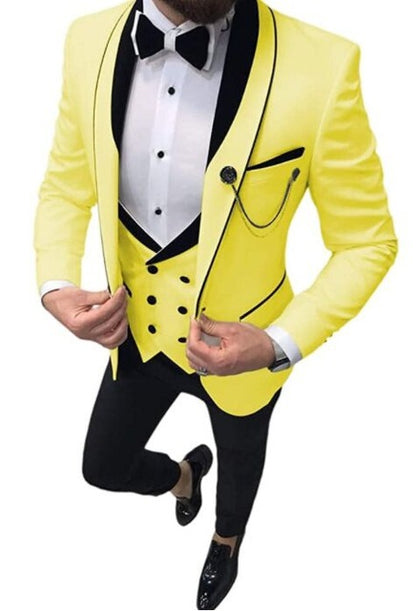 Luxury Groom Tuxedo Suit by Stylist Frantz