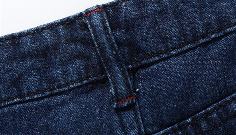 Men’s Slim-Fit Ripped Denim Jeans