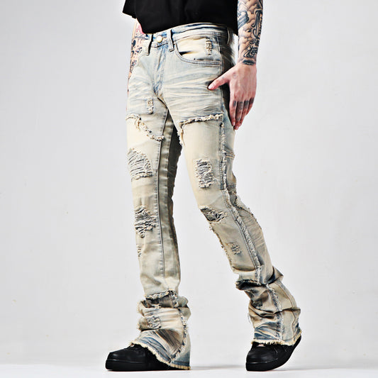Stylist Frantz Vintage Street Jeans – Elastic Fit, Premium Denim (Free Alteration)