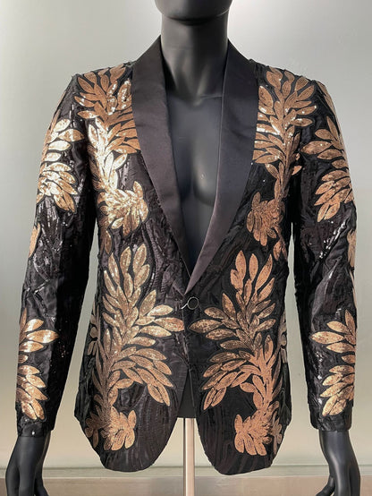 Stylist Frantz Golden Dynasty Full Suit – Couture Blazer + Custom Tailored Pants