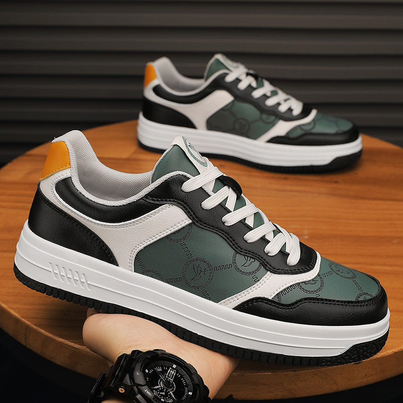 STYLIST FRANTZ™ Fashion Colorblock Sports Sneakers – Breathable Casual Men’s Shoes