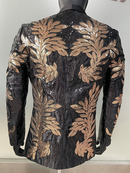 Stylist Frantz Golden Dynasty Full Suit – Couture Blazer + Custom Tailored Pants