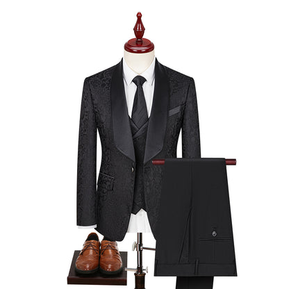 Stylist Frantz Signature Jacquard Suit – Premium Wedding & Formal Wear