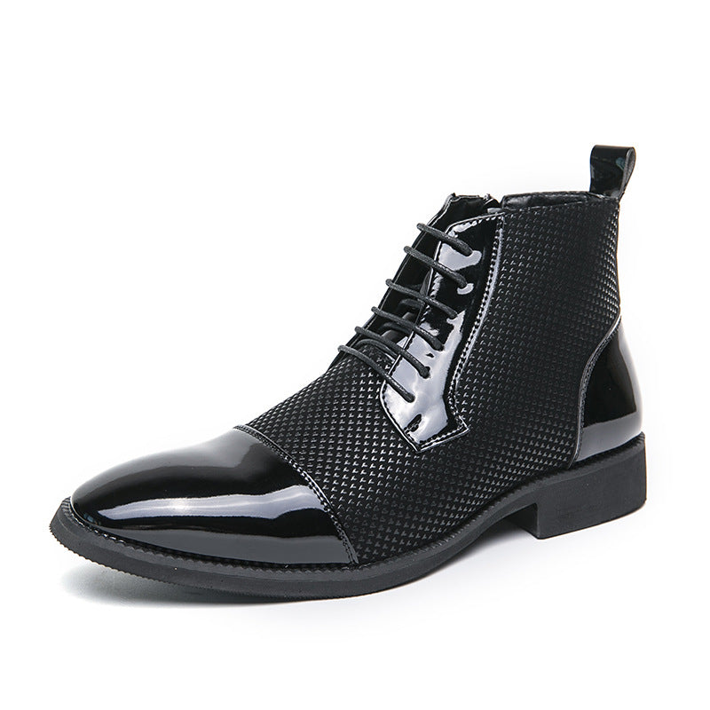 STYLIST FRANTZ™ Elite Leather Dress Boots – Executive Business & Wedding Edition
