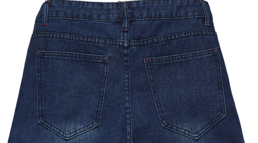 Men’s Slim-Fit Ripped Denim Jeans