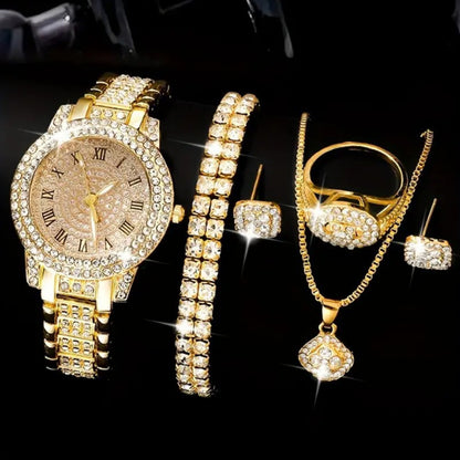 STYLIST FRANTZ™ Diamond Luxe Women’s Watch – Full Crystal Steel Bracelet