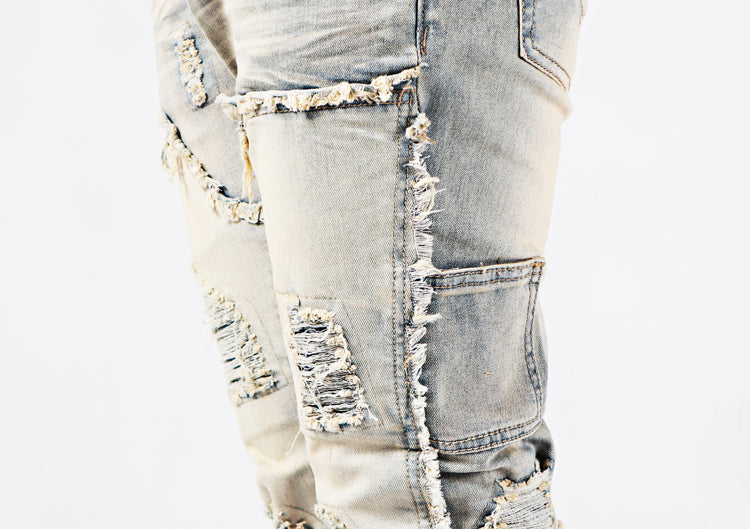 Stylist Frantz Vintage Street Jeans – Elastic Fit, Premium Denim (Free Alteration)