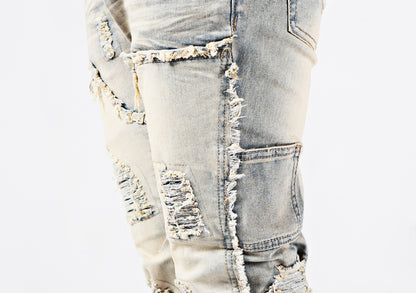 Stylist Frantz Vintage Street Jeans – Elastic Fit, Premium Denim (Free Alteration)