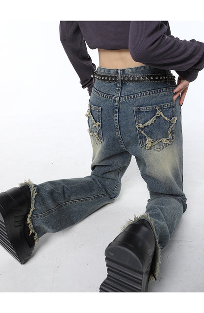 Stylist Frantz – Women’s Micro Flare Jeans | Vintage Street Style