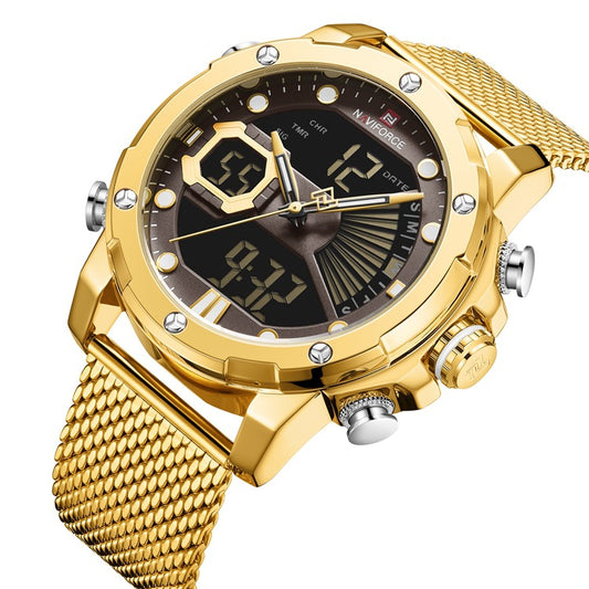 STYLIST FRANTZ™ Luxury Sports Chrono Watch – Waterproof Stainless Steel Edition