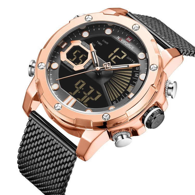 STYLIST FRANTZ™ Luxury Sports Chrono Watch – Waterproof Stainless Steel Edition