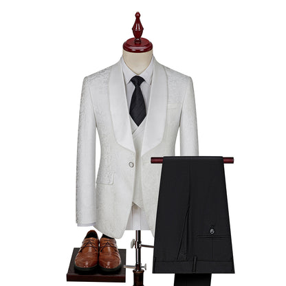 Stylist Frantz Signature Jacquard Suit – Premium Wedding & Formal Wear