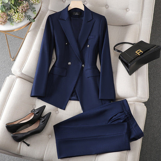 Women’s Business Wear Overall Suit – Designed & Handcrafted by Stylist Frantz