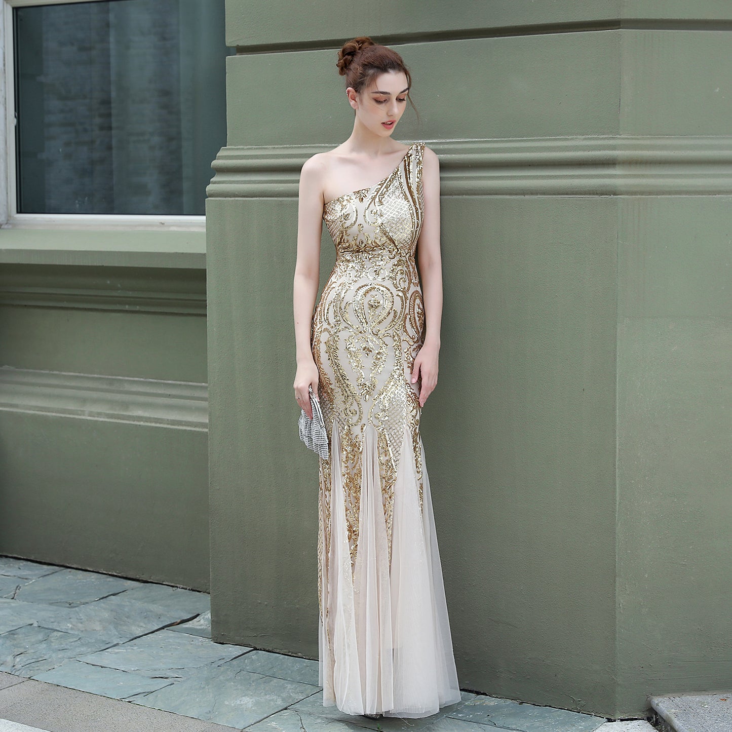 Stylist Frantz™ Emerald Muse Gown – Imperial Evening Collection