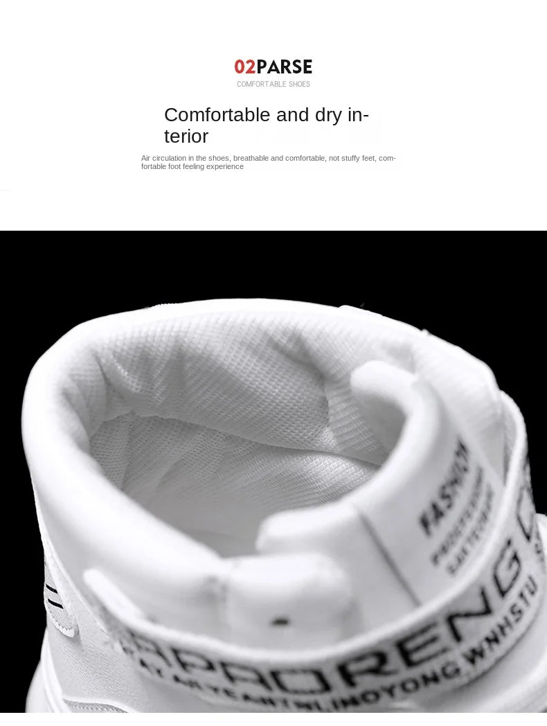 Versatile High-Top Chunky Boots for Men | Street & Casual Wear