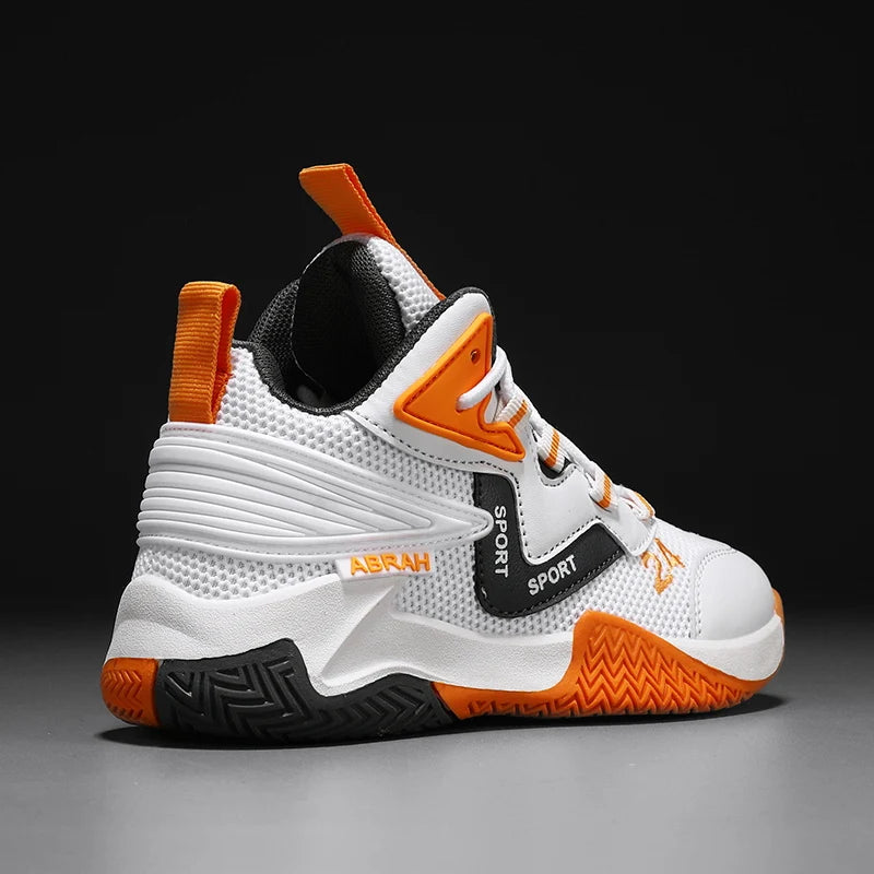Kids Basketball Sneakers – Lightweight, Breathable & Anti-Slip Sports Shoes
