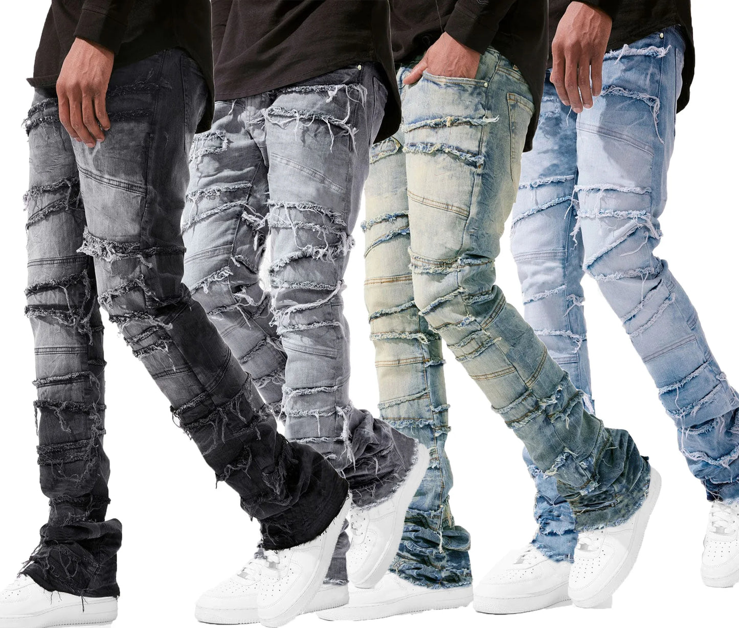 Stylist Frantz – Signature Washed Street Denim (Stacked Edition)