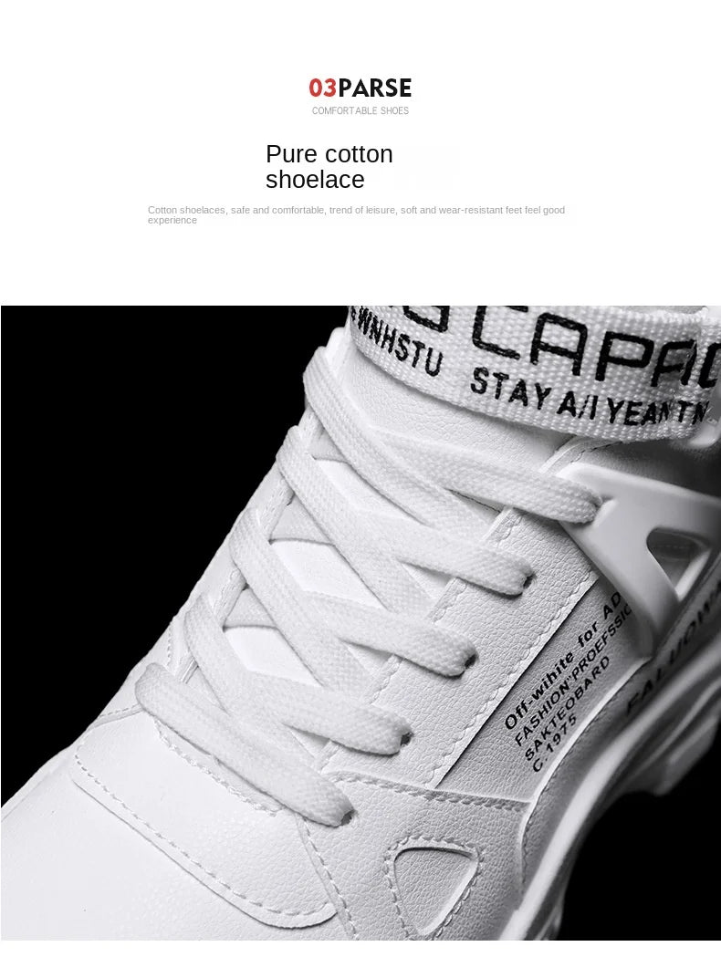 Versatile High-Top Chunky Boots for Men | Street & Casual Wear