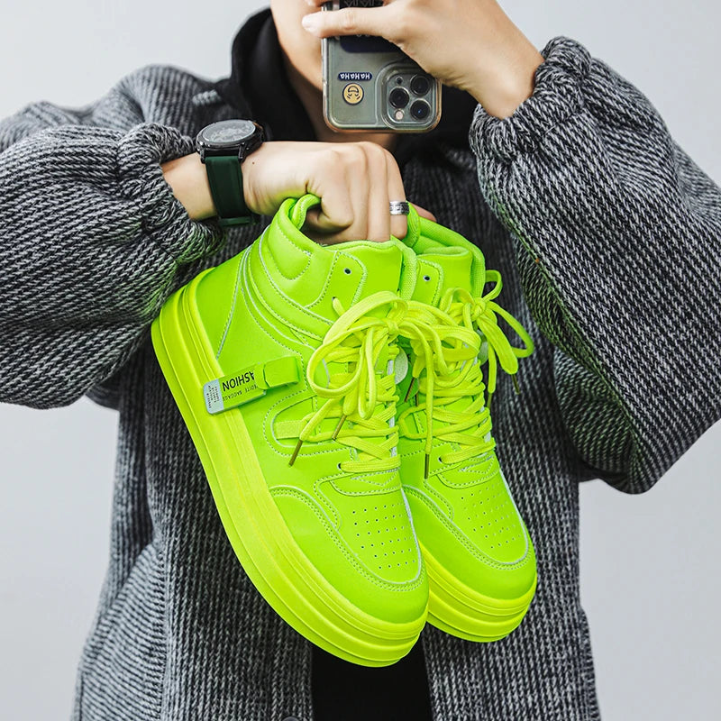 Men’s Premium Street Sneakers – Modern Casual Skate Style