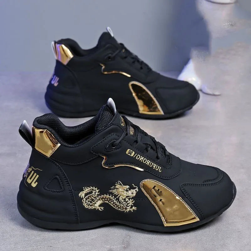 New Breathable Shoes All Match Platform Sneakers   Shoes Men's Casual Board Shoes