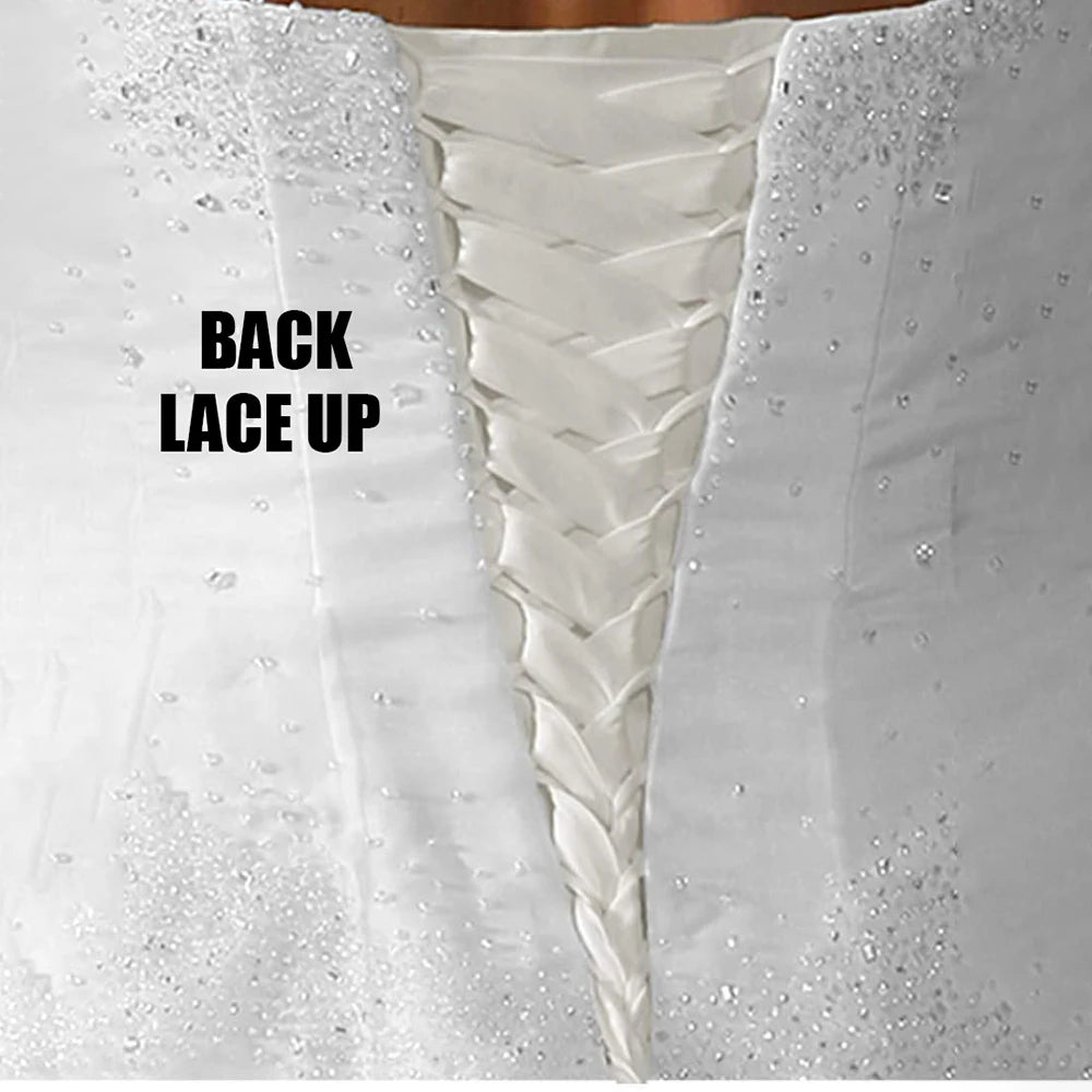 Custom Plus Size Bridal Gown – Elegant Off-Shoulder Mermaid Wedding Dress