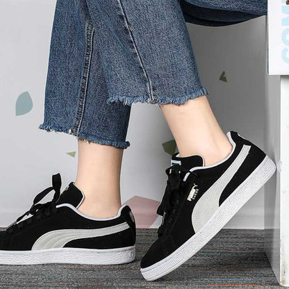 Trendy Versatile Casual Shoes For Men And Women, Fashionable Lightweight Low-Top Soft Sole Comfortable Cushioning Leather Sports Skate Shoes