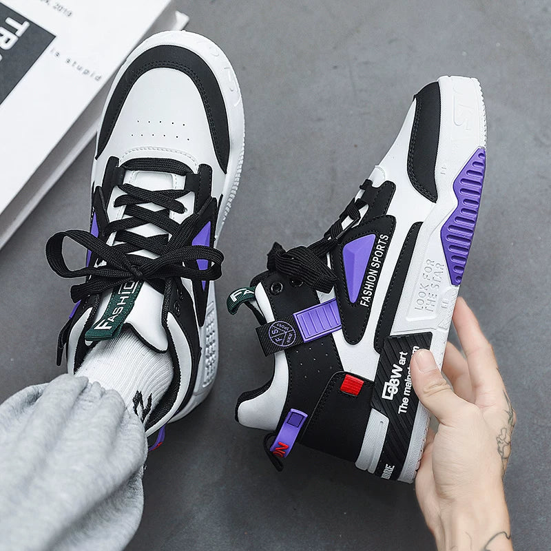 Luxury High-Top Men’s Sneakers – Hidden Heel | Fall & Winter Streetwear