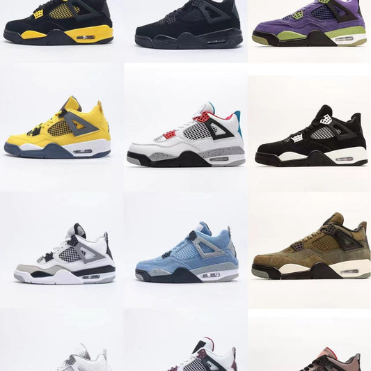 Putian Shoes Aj4 Men's Shoes Electric Mother Jordan Basketball Shoes Pure Original Men's College Sports Shoes Joint Aj3 Basketball Shoes