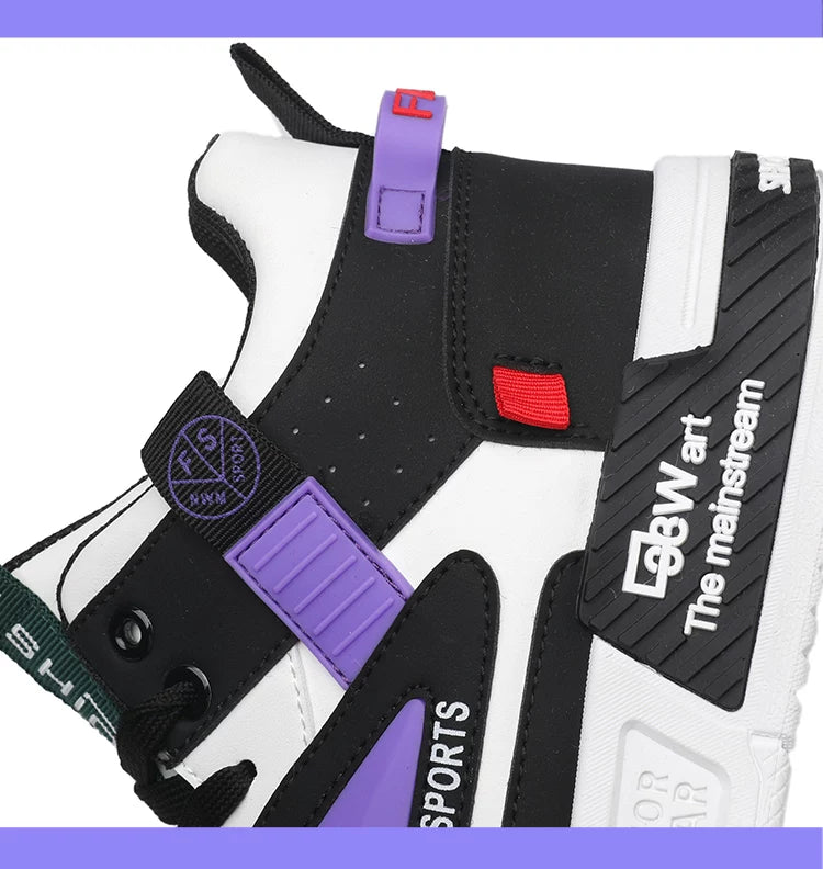 Luxury High-Top Men’s Sneakers – Hidden Heel | Fall & Winter Streetwear