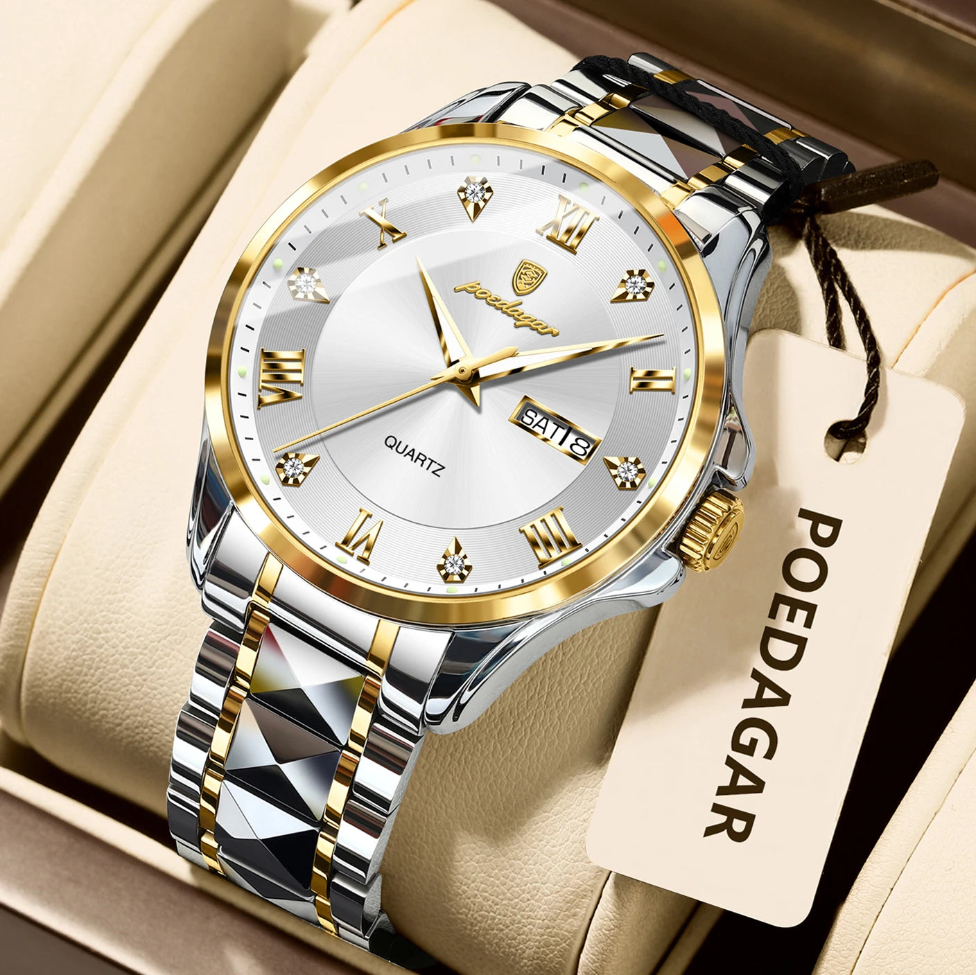Timeless Elegance – Women’s Luxury Stainless Steel Watch