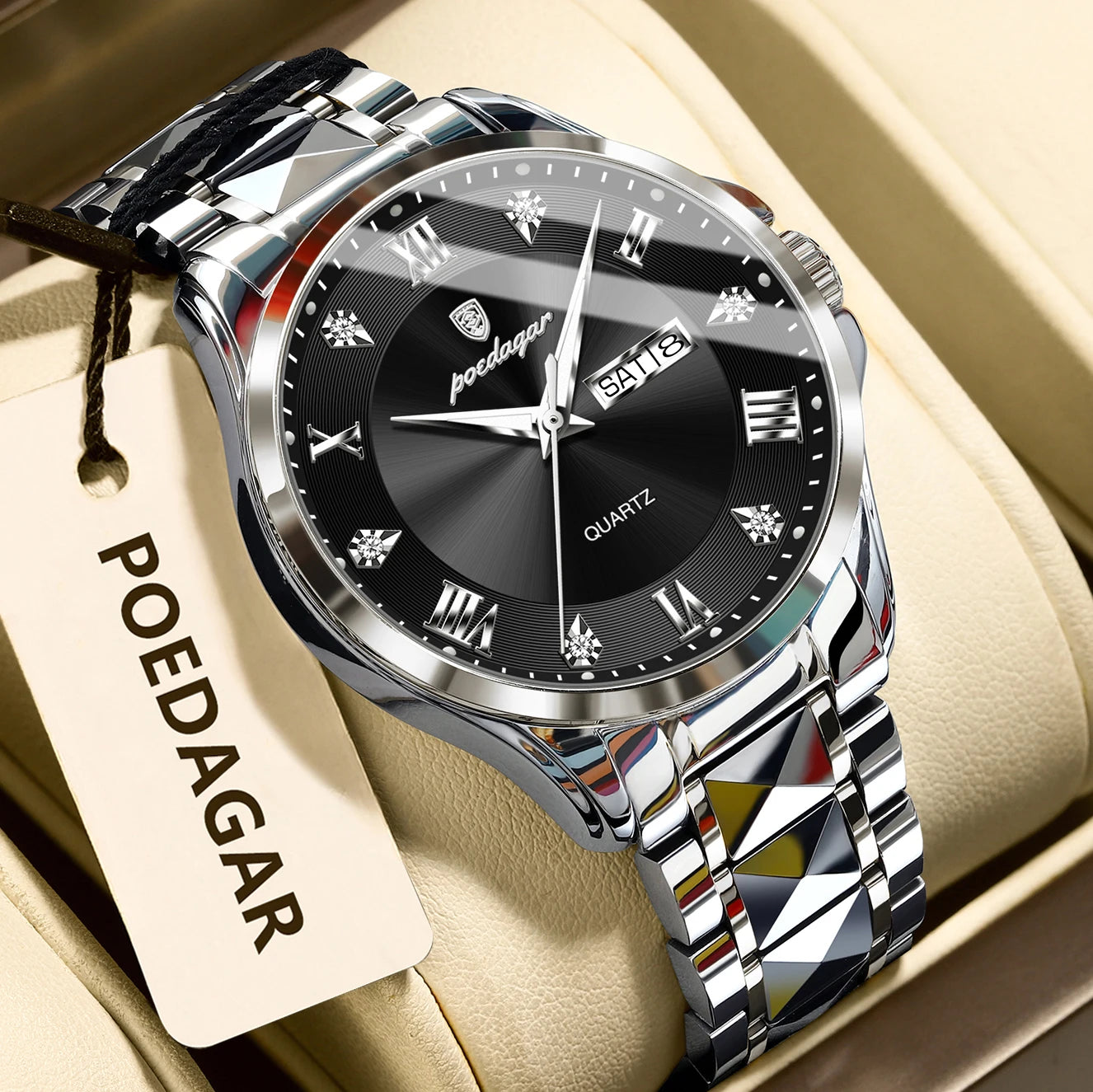 Timeless Elegance – Women’s Luxury Stainless Steel Watch