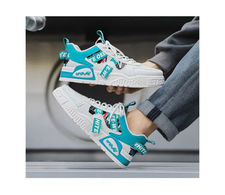 Luxury Men’s Vulcanized Sneakers – Casual Street & Running Shoes