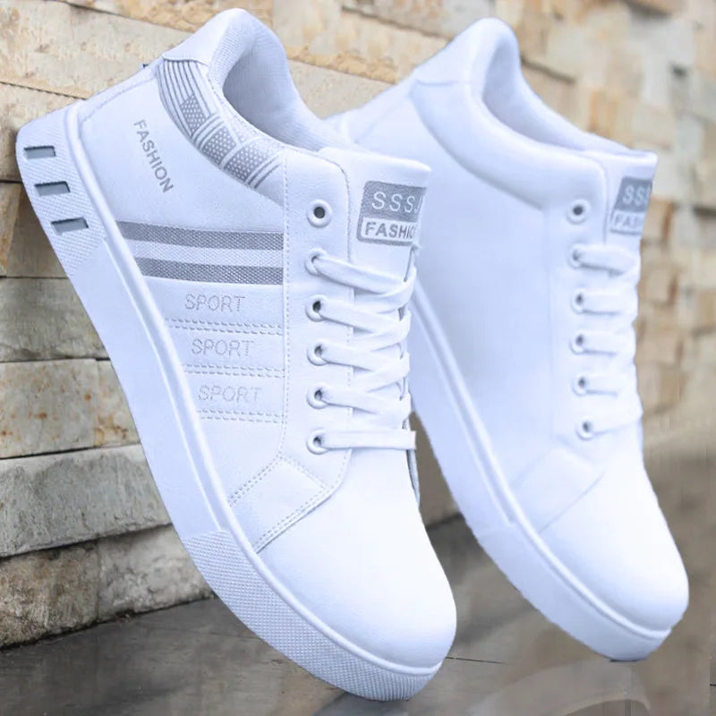 Men’s Minimal Luxury Sneakers – Casual Everyday Comfort (Big Sizes Available)