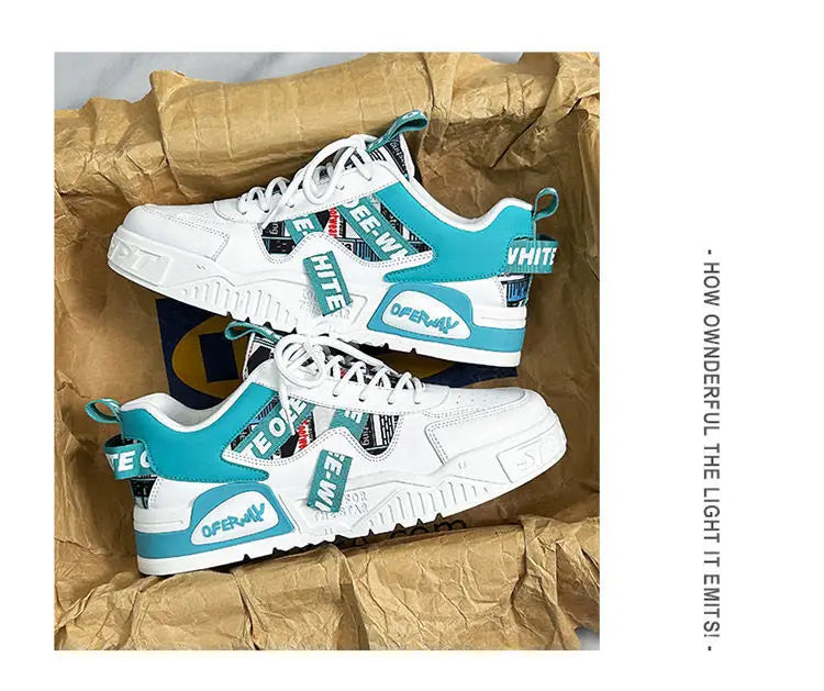 Luxury Men’s Vulcanized Sneakers – Casual Street & Running Shoes