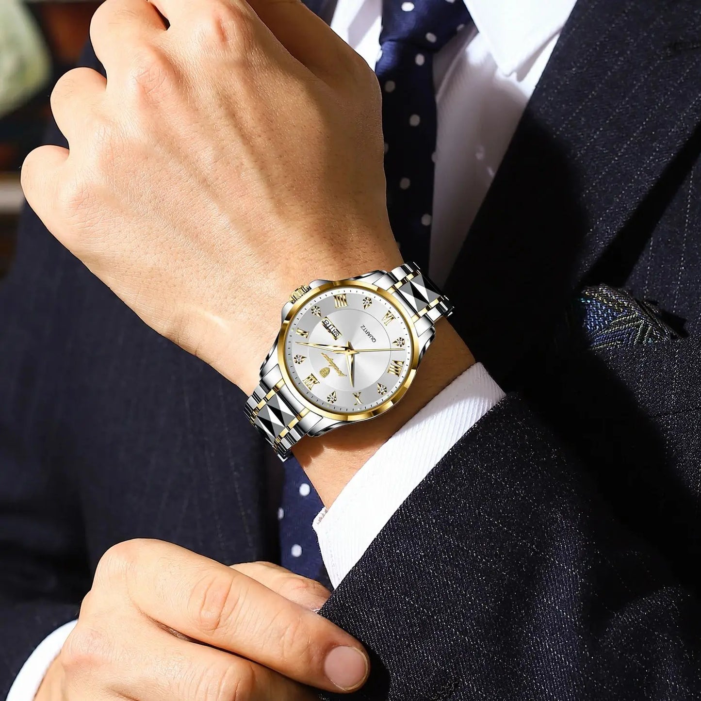 Timeless Elegance – Women’s Luxury Stainless Steel Watch