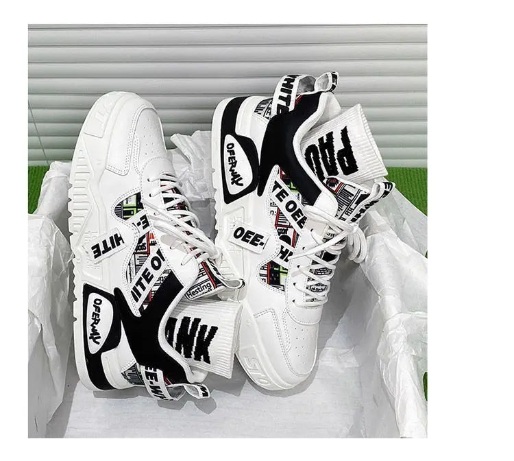 Luxury Men’s Vulcanized Sneakers – Casual Street & Running Shoes