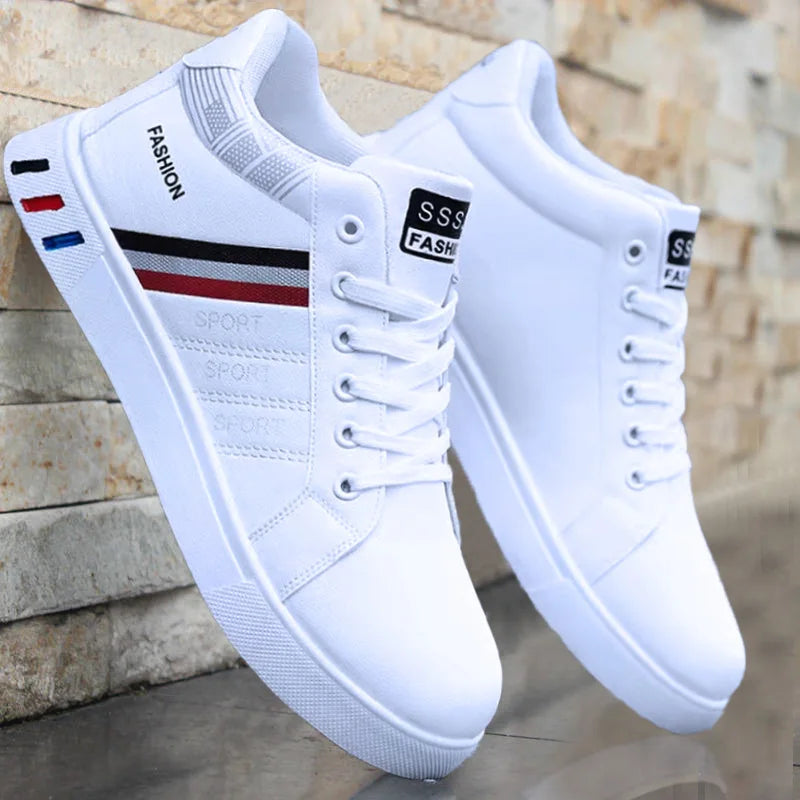 Men’s Minimal Luxury Sneakers – Casual Everyday Comfort (Big Sizes Available)