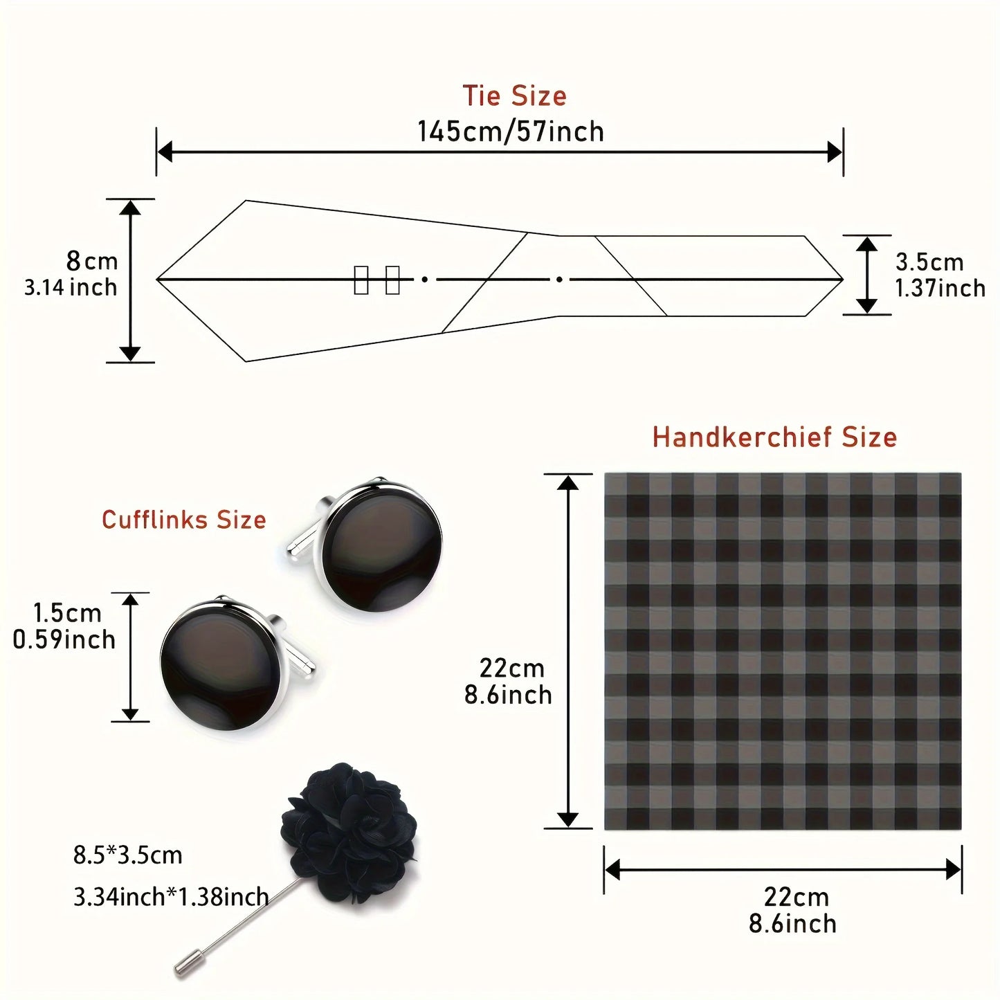 Stylist Frantz – Executive Signature Tie Gift Set (4-Piece Collection)