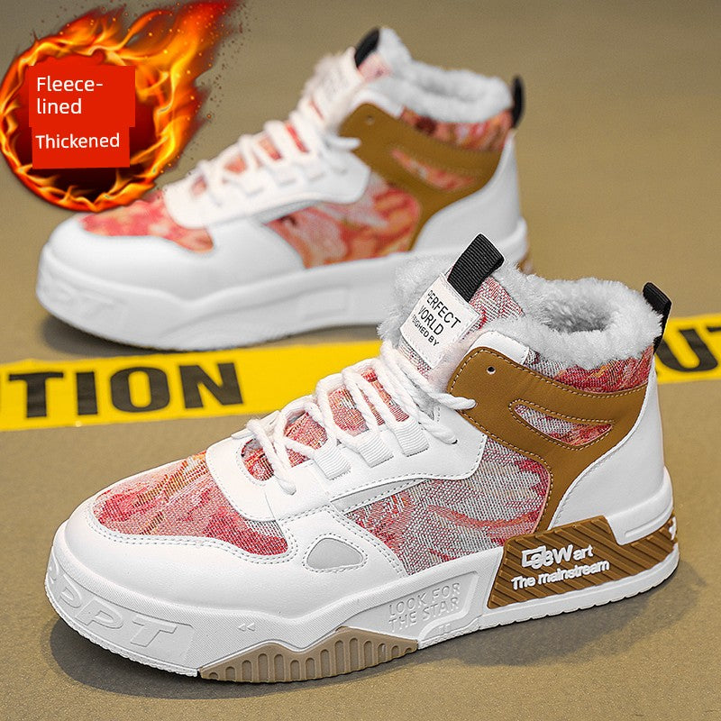 Luxury High-Top Men’s Sneakers – Hidden Heel | Fall & Winter Streetwear