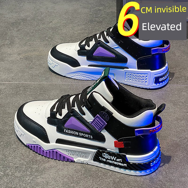 Luxury High-Top Men’s Sneakers – Hidden Heel | Fall & Winter Streetwear